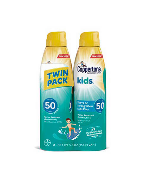 Lots de spray de protection solaire