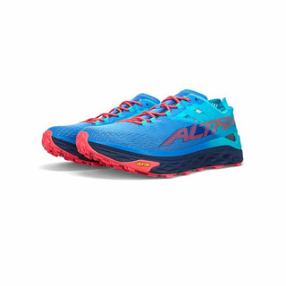 "Durable blue Altra Mont Blanc running shoes"

