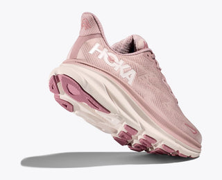 WOMEN HOKA CLIFTON 9 RUNNING SHOES (Pink) - SS23