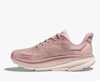 WOMEN HOKA CLIFTON 9 RUNNING SHOES (Pink) - SS23