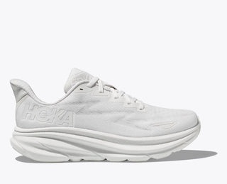 WOMEN HOKA CLIFTON 9 RUNNING SHOES (White) - SS23