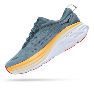 HOKA BONDI 8 WOMEN'S RUNNING SHOES (GOBLIN BLUE / MOUNTAIN SPRING) - SS23
