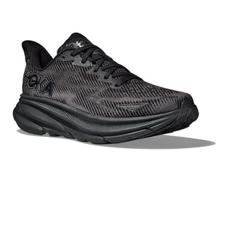 MEN HOKA CLIFTON 9 RUNNING SHOES (Black) - SS23