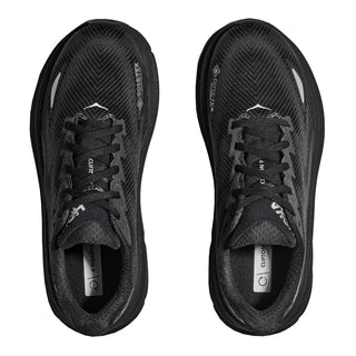 WOMEN HOKA CLIFTON 9 RUNNING SHOES (Black) - SS23