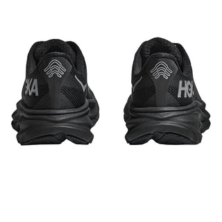 WOMEN HOKA CLIFTON 9 RUNNING SHOES (Black) - SS23