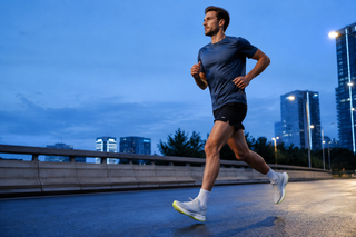 Running shoes homepage editorial image