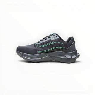 FWSports Shoes Alo Yoga Alo Runner black and green lightweight low-top running sneakers with cushioned midsole