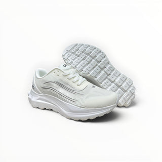 FWSports Shoes Alo Runner white lightweight lifestyle sneakers with breathable mesh upper and cushioned sole