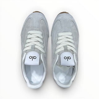 FWSports Shoes Alo Yoga Sunset grey low-top lifestyle sneakers with white laces and cushioned interior