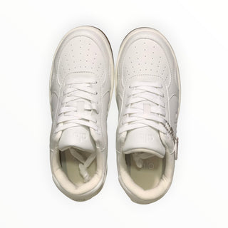 FWSports Shoes Alo Yoga Recovery Mode white low-top sneakers with a minimalist design and lace-up closure.