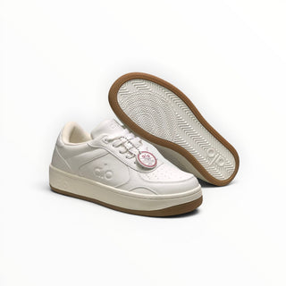 FWSports Shoes Alo Yoga Recovery Mode white low-top sneakers with gum rubber outsoles and minimalist design