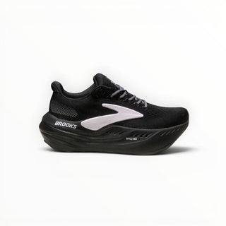 FWSports Shoes Brooks Glycerin Max Comfort womens triple black running shoe with maximum cushioning and lace-up design