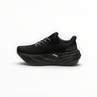 FWSports Shoes Brooks Glycerin Max Comfort men's triple black low-top running shoe with thick cushioned sole.