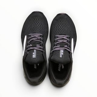 FWSports Shoes Brooks Glycerin Max running shoes in triple black with breathable mesh upper and cushioned sole