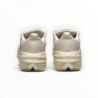 Rear view of FWSports Shoes Brooks Glycerin Max Comfort cream running shoes with thick cushioned soles