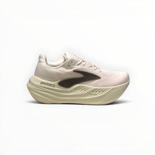 FWSports Shoes Brooks Glycerin Max Comfort cream low-top running shoe with thick cushioned sole and breathable upper.