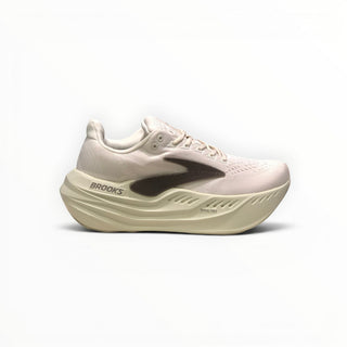 FWSports Shoes Brooks Glycerin Max Comfort cream low-top running shoe with thick cushioned sole and lace-up design.