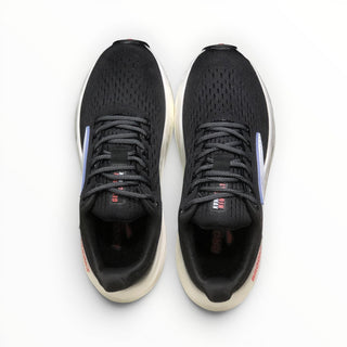 FWSports Shoes Brooks Glycerin Max Comfort men's black and grey low-top running shoes with plush cushioned soles.