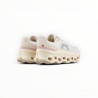 FWSports Shoes On Cloudmonster women's running shoes in moon gray with thick CloudTec cushioning and mesh upper