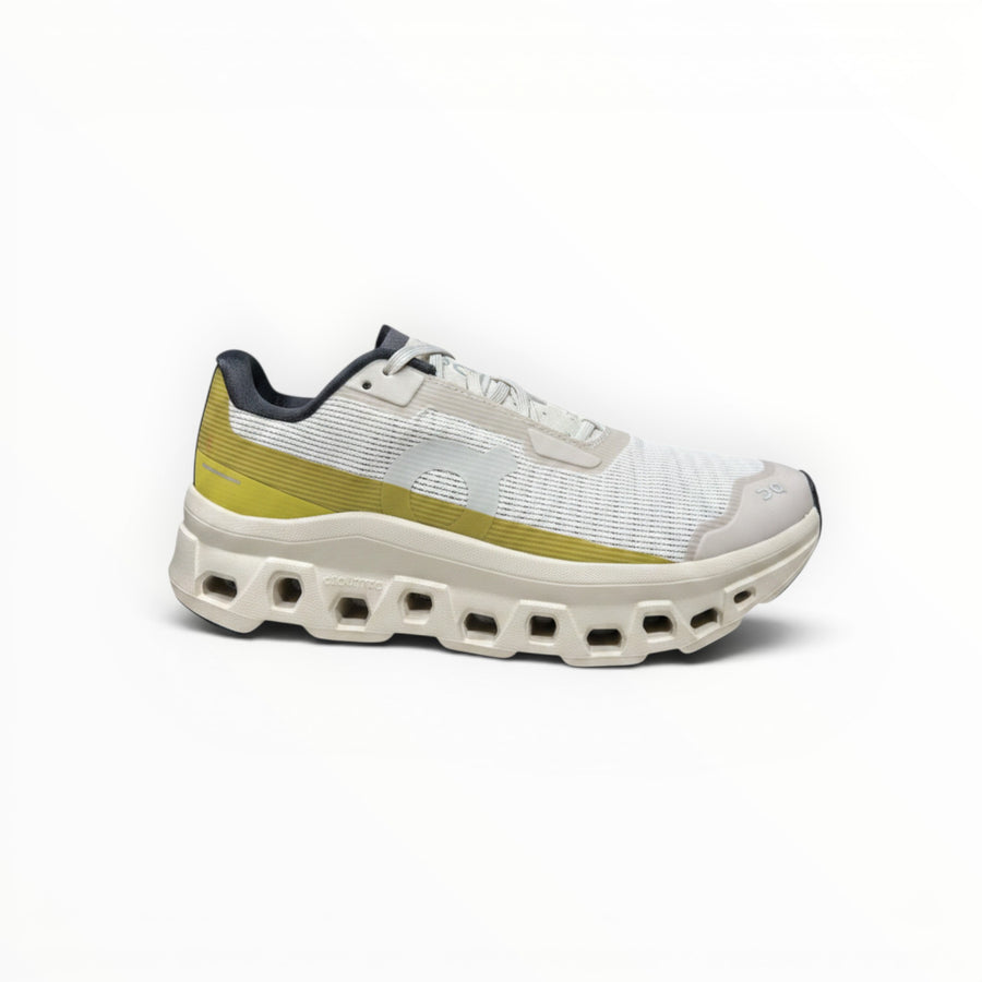 On Cloudmonster Void men's shoe in Ivory/Wolf - product view 1
