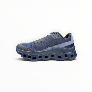 FWSports Shoes On Running Cloudmonster Void blue mesh running shoe with thick CloudTec cushioning and rocker sole.
