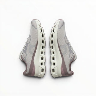 FWSports Shoes On Running Cloudmonster Void brown running sneakers with breathable mesh and CloudTec cushioning.
