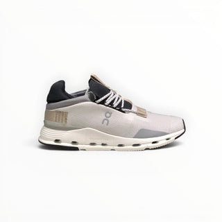 FWSports Shoes Cloudnova women's running shoe in Bai Rousha featuring a breathable sock-like upper and CloudTec sole.