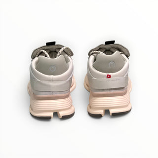 Rear view of FWSports Shoes Cloudnova men's running sneakers in Shell Powder with cushioned CloudTec soles.