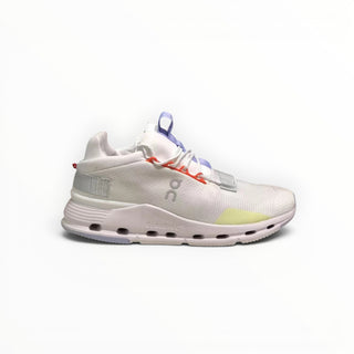 FWSports Shoes Cloudnova men's running sneakers in white and glacier gray with breathable mesh and CloudTec cushioning.