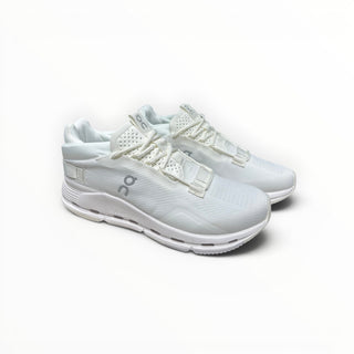 FWSports Shoes CLOUDNOVA women's white running sneakers with sock-like upper and CloudTec cushioning