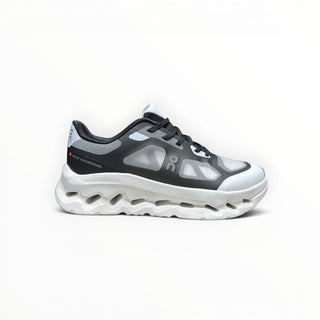 FWSports Shoes On Cloudtilt Remix men's black and white running sneaker with layered x-ray upper and CloudTec sole