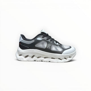 FWSports Shoes On Cloudtilt Remix women's black and white running sneaker with layered x-ray upper and CloudTec sole