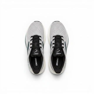 FWSports Shoes Glycerin Max 2 women's running shoes in grey with plush cushioning and GlideRoll rocker technology.