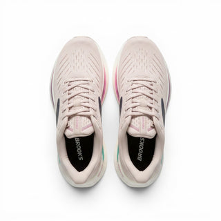 FWSports Shoes Glycerin Max 2 women's running shoes in light pink with plush cushioning and a smooth rocker sole