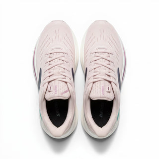 FWSports Shoes Glycerin Max 2 men's running shoes in light pink with plush cushioning and a smooth rocker sole.