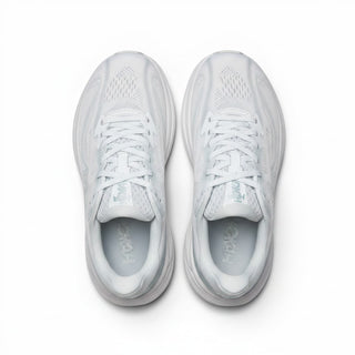 FWSports Shoes Hoka Clifton 10 men's running shoes in blue and white with breathable mesh upper and cushioned sole.