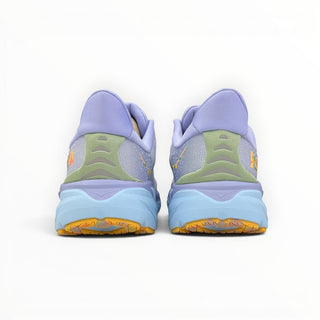 FWSports Shoes HOKA Clifton 8 men's running shoes in baby lavender with a flared heel collar and cushioned midsole.