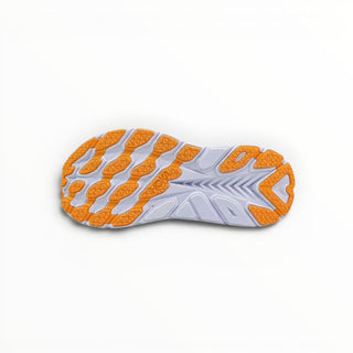 FWSports Shoes Hoka One Clifton 8 running shoe outsole in celeste yellow and white with high-traction tread pattern