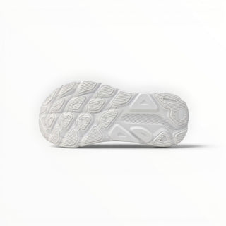 FWSports Shoes Hoka Clifton 9 men's running shoe white Durabrasion outsole with textured grip pattern