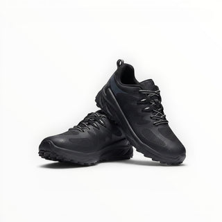 FWSports Shoes KEEN NXIS EVO WP womens waterproof hiking shoes in black and graphite with a durable rubber outsole.