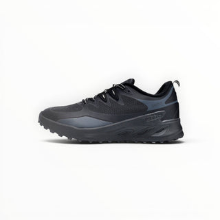 FWSports Shoes KEEN NXIS EVO WP men's black and graphite waterproof hiking shoe with a durable rubber outsole.