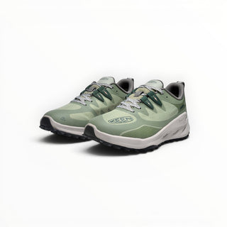 FWSports Shoes KEEN NXIS EVO WP men's lightweight waterproof hiking shoes in light green with durable rubber outsole