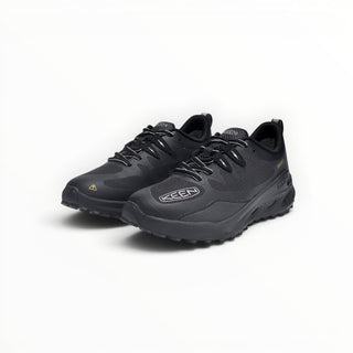 FWSports Shoes KEEN NXIS EVO WP womens dark grey waterproof hiking shoes with a durable rubber outsole and lace-up fit.