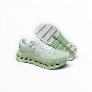 FWSports Shoes Womens On-Run Cloudtilt in light green with breathable mesh upper and cushioned rocker sole