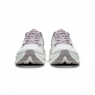 FWSports Shoes Mens On-Run Cloudtilt sneakers in purple and white with breathable mesh and rocker sole design.