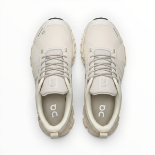 FWSports Shoes Mens On Cloud 6 Waterproof sneakers in beige with a two-tone mesh upper and cushioned sole