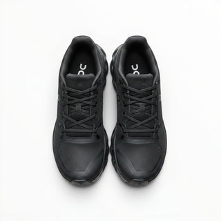 FWSports Shoes Mens On-Run Cloudtilt sneakers in black with breathable mesh upper and speed laces