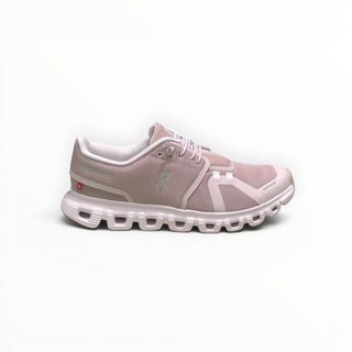 FWSports Shoes On Cloud 6 waterproof running shoes in light purple with mesh upper and cushioned rubber sole