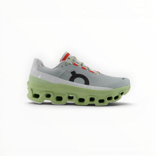 FWSports Shoes On Cloudmonster women's running shoes in macaron green with breathable mesh and cushioned CloudTec sole