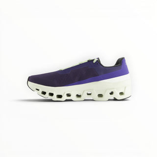 FWSports Shoes On Cloudmonster men's running shoes in Brazilian mold purple mesh with thick cushioned white sole